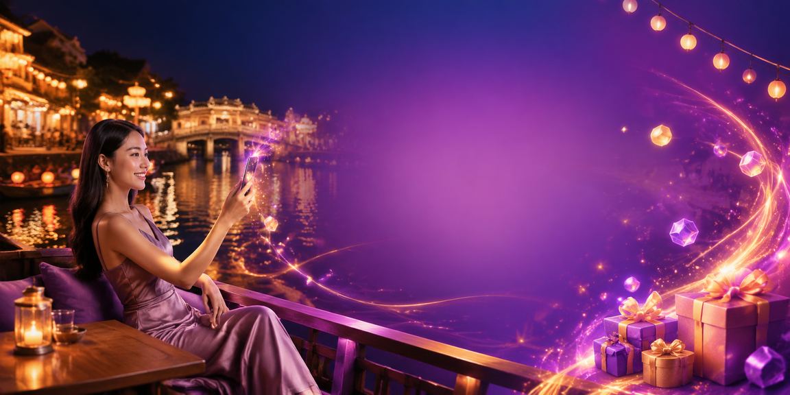 Người dùng Hội An thưởng thức cà phê và chơi mobile casino pvz3 High Roller