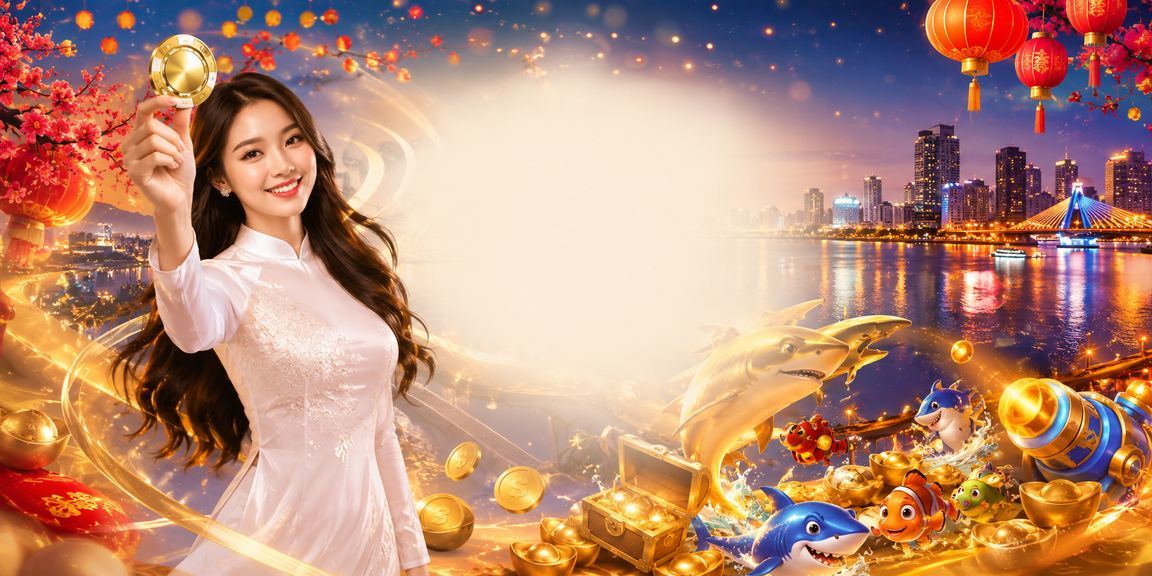 Người dùng Sài Gòn trong trang phục áo dài trải nghiệm game bắn cá High Roller pvz3